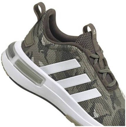 Adidas Sportswear Racer TR23 sneakers donkergroen camouflage Jongens Meisjes Mesh 29