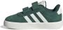Adidas Sportswear VL Court 3.0 sneakers donkergroen wit Suede 24 - Thumbnail 3