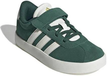 Adidas Sportswear VL Court 3.0 sneakers donkergroen wit Suede 34