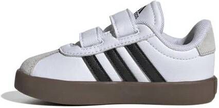Adidas Sportswear VL Court 3.0 sneakers wit zwart beige Suede 27 - Foto 3