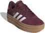 Adidas Sportswear VL Court Bold suède sneakers donkerrood wit Jongens Meisjes Suede 35 1 2 - Thumbnail 4