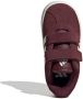 Adidas Sportswear VL Court sneakers donkerrood Suede 19 - Thumbnail 1