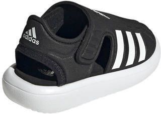Adidas Sportswear Water Sandal waterschoenen zwart wit kids Jongens Meisjes Rubber 24