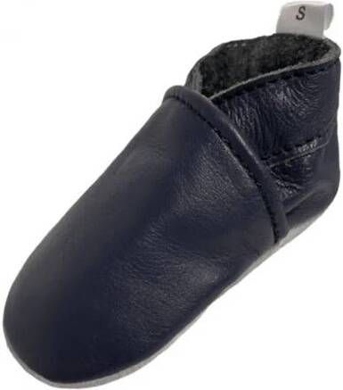 Babysteps leren babyslofjes blauw Leer Effen 24 25 - Foto 3