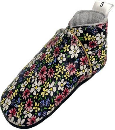 Babysteps leren babyslofjes met bloemenprint Zwart Meisjes Leer Bloemen 18 19 - Foto 3
