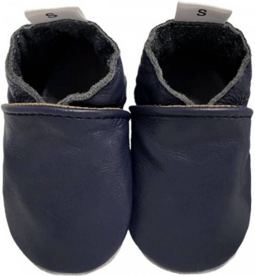 Babysteps leren babyslofjes blauw Leer Effen 24 25 - Foto 2