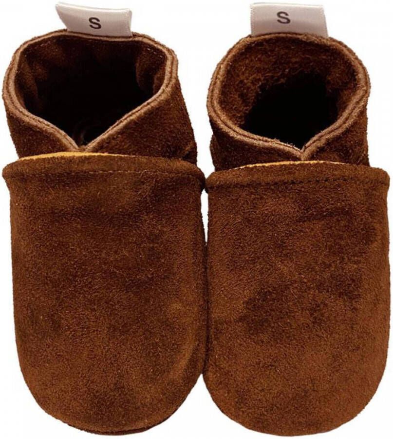 Babysteps suède babyslofjes bruin Suede Effen 18 19 - Foto 4