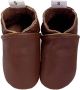 Babysteps leren babyslofjes donkerbruin Leer Effen 20 21 - Thumbnail 1