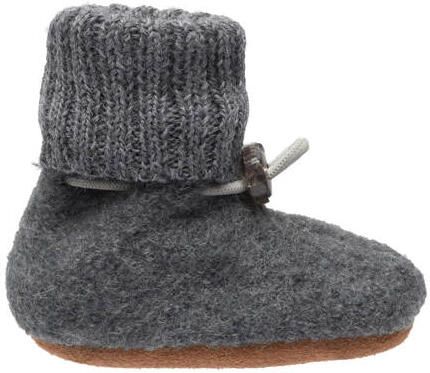 Bergstein Cozy Baby Babyslofjes & 100% Zuiver sc wol Grey