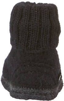 Bergstein Cozy Sloffen Pantoffels voor en kinderen 100% Zuiver sc wol Black - Foto 13