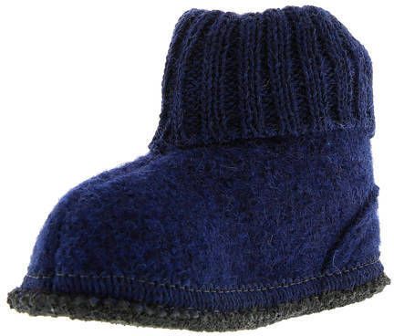 Bergstein kids pantoffels Blauw Jongens Meisjes Wol 20
