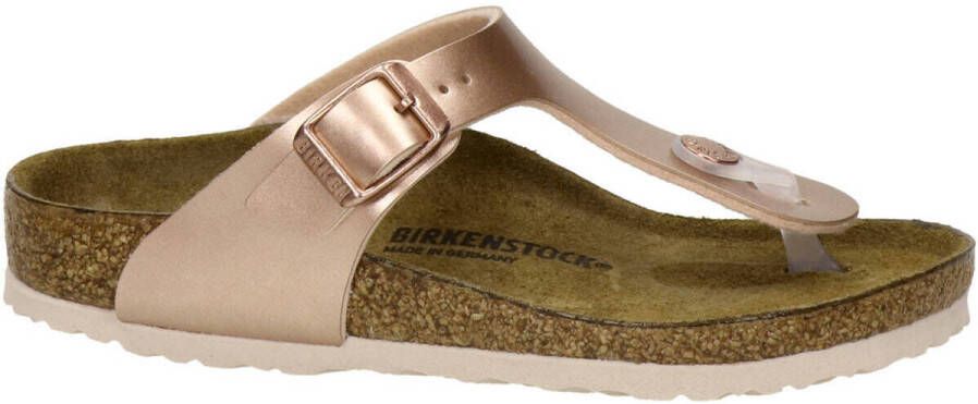 Birkenstock Gizeh Kids Slippers Electric Metallic Copper Regular fit | Goud | Imitatieleer - Foto 12