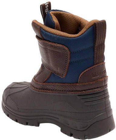 Bisgaard leren snowboots met profielzool donkerbruin blauw Jongens Leer - Foto 2