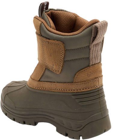Bisgaard leren snowboots met profielzool kaki cognac Groen Jongens Leer - Foto 2