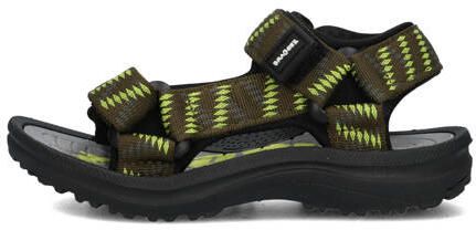 Braqeez Sky Sport Jongens Sportsandalen Groen Textiel Klittenband - Foto 2