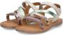 Braqeez Cassy Call leren sandalen mintgroen Meisjes Leer Meerkleurig 30 - Thumbnail 2