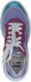 Braqeez 424282-926 Meisjes Lage Sneakers Paars Roze Blauw Leer Veters - Thumbnail 2