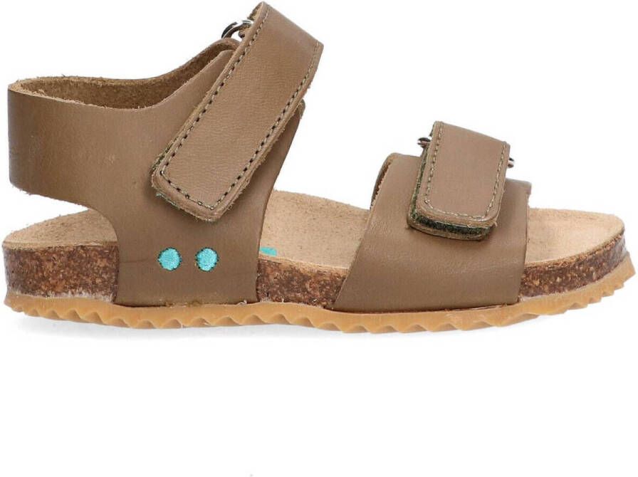 BunniesJR Bas Beach sandalen taupe Bruin Jongens Imitatieleer Effen 24 - Foto 2