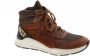 Braqeez 421982 513 Hoge Sneakers Bruin Leer Veters - Thumbnail 3