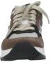 Braqeez 424266-411 Jongens Lage Sneakers Bruin Grijs Zwart Nubuck Veters - Thumbnail 3