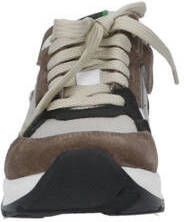 Braqeez 424266-411 Jongens Lage Sneakers Bruin Grijs Zwart Nubuck Veters - Foto 2