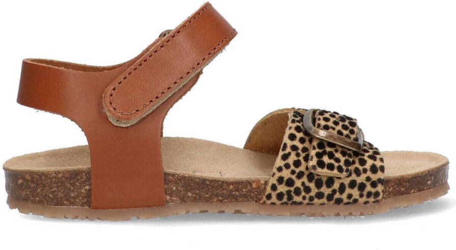 Break True sandalen cognac Bruin Meisjes Imitatieleer Dierenprint 24