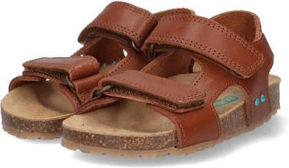 BunniesJR Brent Beach sandalen cognac Bruin Jongens Imitatieleer Effen 33