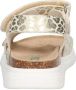 BunniesJR Britt Beach sandalen met panterprint champagne Wit Meisjes Imitatieleer 25 - Thumbnail 3