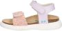 BunniesJR Bregje Beach Meisjes Platte Sandalen Lila Roze Imitatieleer Klittenband - Thumbnail 3