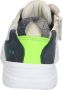 BunniesJR 224343-500 Jongens Lage Sneakers Wit Donkerblauw Geel Imitatieleer Veters - Thumbnail 3