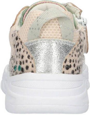 BunniesJR Sam Spring sneakers roze multi Meisjes Leer Meerkleurig 24