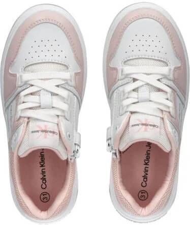 Calvin Klein sneakers wit lichtroze Meisjes Imitatieleer Meerkleurig 31 - Foto 4