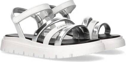 Calvin Klein sandalen zilver wit Meisjes Imitatieleer Meerkleurig 30