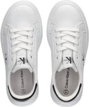 Calvin Klein sneakers wit zwart Jongens Imitatieleer Logo 30 - Foto 1