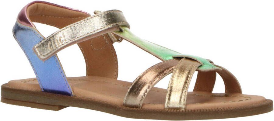 Clic! leren sandalen roze multi metallic Meisjes Leer All over print 31 - Foto 4