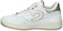 Cruyff Junior Campo Low Kid Lage sneakers Leren Sneaker Meisjes Wit - Thumbnail 5