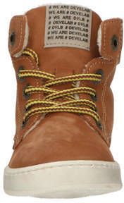 Develab 41855 nubuck veterboots cognac Bruin 21 | Enkelboot van