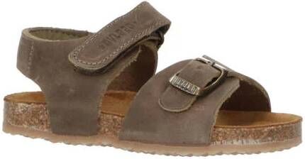 Develab 48195 leren sandalen kaki Groen Jongens Leer Effen 21 - Foto 5