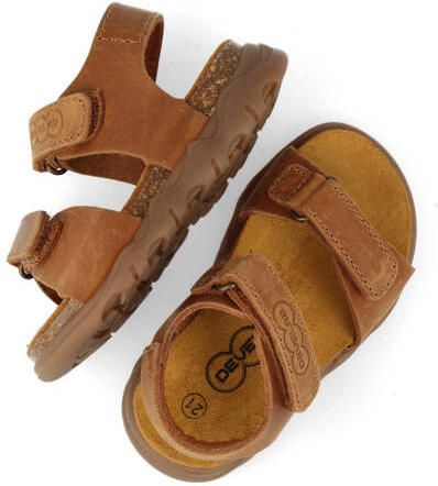 Develab leren sandalen cognac Bruin Jongens Leer Effen - Foto 2