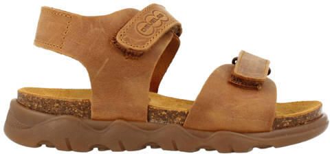 Develab leren sandalen cognac Bruin Jongens Leer