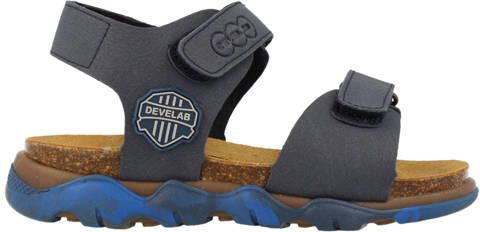 Develab sandalen donkerblauw Jongens Imitatieleer