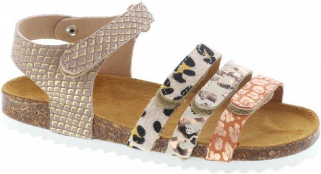 Develab 48304 leren sandalen met dierenprint goud multi Meisjes Leer Dierenprint 27 - Foto 10