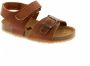 Develab 48195 leren sandalen cognac Bruin Leer Effen 21 - Thumbnail 4
