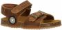 Develab 48205 757 Cognac Brushed Washed Sandalen - Thumbnail 3