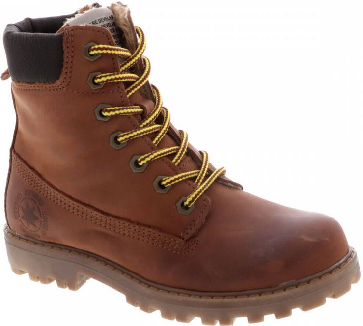 Develab 41073 Veterboots Laarzen Met Veters Jongens Cognac - Foto 5
