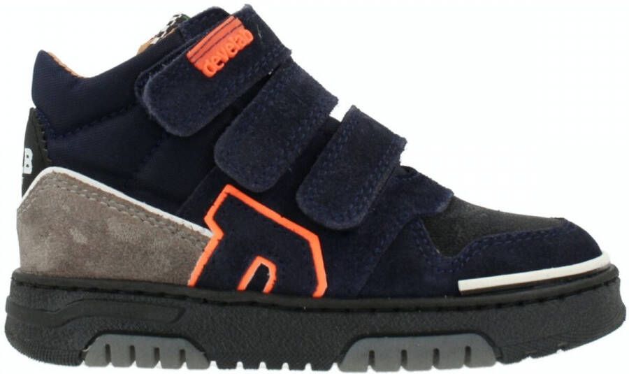 Develab 44307 Lage sneakers Leren Sneaker Jongens Kids Donkerblauw - Foto 9