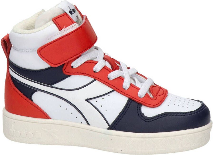 Diadora Magic Basket Mid kids sneaker Rood multi - Foto 3