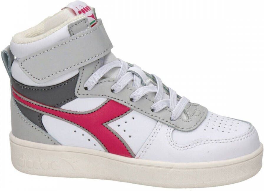 Diadora Magic Basket Mid PS hoge leren sneakers grijs multi - Foto 5