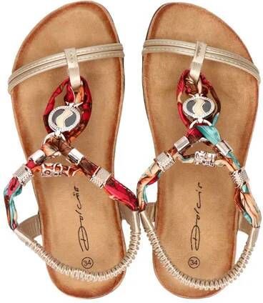 Dolcis sandalen goud Meisjes Imitatieleer Effen 32