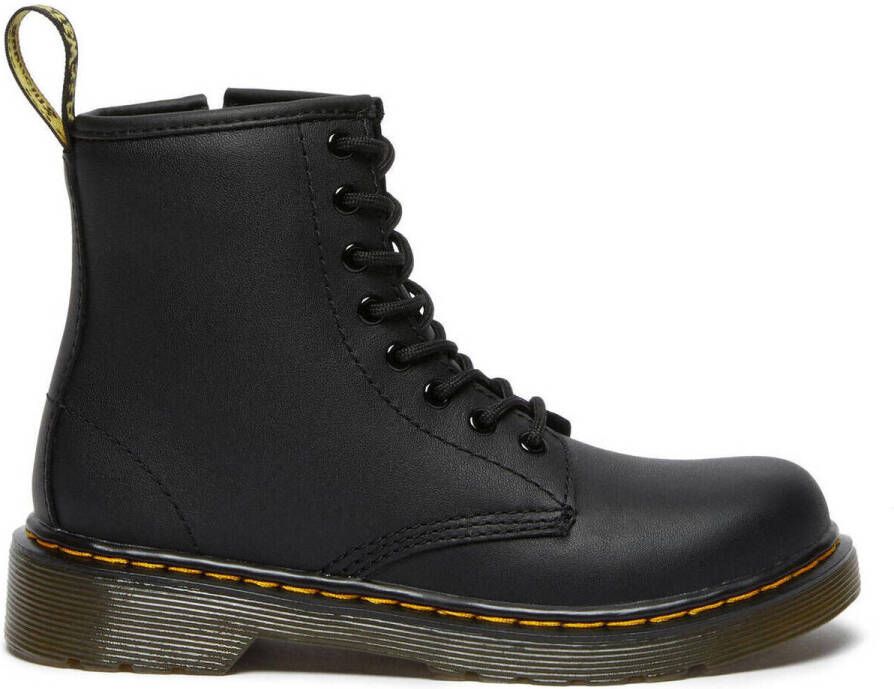 Dr. Martens Delaney Schoenen met rits en veter Meisjes Zwart;Zwarte Black softy - Foto 14